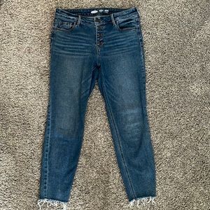 Old Navy Rockstar Super Skinny Size 10 button fly